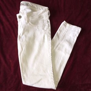 hollister white jeans 0R